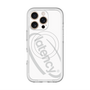スリムプロテクションプレミアムケース with MagSafe［ LATENCY - Circle logo - White ］