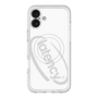 スリムプロテクションプレミアムケース with MagSafe［ LATENCY - Circle logo - White ］