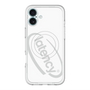 スリムプロテクションプレミアムケース with MagSafe［ LATENCY - Circle logo - White ］