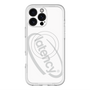 スリムプロテクションプレミアムケース with MagSafe［ LATENCY - Circle logo - White ］