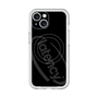スリムプロテクションプレミアムケース with MagSafe［ LATENCY - Circle logo - Black ］