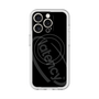 スリムプロテクションプレミアムケース with MagSafe［ LATENCY - Circle logo - Black ］