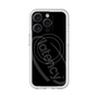 スリムプロテクションプレミアムケース with MagSafe［ LATENCY - Circle logo - Black ］