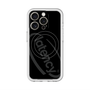 スリムプロテクションプレミアムケース with MagSafe［ LATENCY - Circle logo - Black ］
