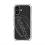 スリムプロテクションプレミアムケース with MagSafe［ LATENCY - Circle logo - Black ］
