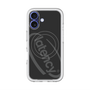 スリムプロテクションプレミアムケース with MagSafe［ LATENCY - Circle logo - Black ］