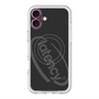スリムプロテクションプレミアムケース with MagSafe［ LATENCY - Circle logo - Black ］