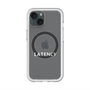 スリムプロテクションプレミアムケース with MagSafe［ LATENCY - Logotype - Clear ］