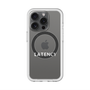 スリムプロテクションプレミアムケース with MagSafe［ LATENCY - Logotype - Clear ］