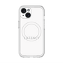 スリムプロテクションプレミアムケース with MagSafe［ LATENCY - Logotype - White ］