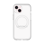 スリムプロテクションプレミアムケース with MagSafe［ LATENCY - Logotype - White ］
