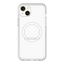 スリムプロテクションプレミアムケース with MagSafe［ LATENCY - Logotype - White ］