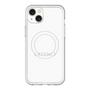 スリムプロテクションプレミアムケース with MagSafe［ LATENCY - Logotype - White ］