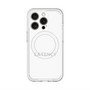 スリムプロテクションプレミアムケース with MagSafe［ LATENCY - Logotype - White ］