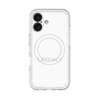 スリムプロテクションプレミアムケース with MagSafe［ LATENCY - Logotype - White ］