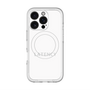 スリムプロテクションプレミアムケース with MagSafe［ LATENCY - Logotype - White ］