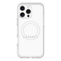 スリムプロテクションプレミアムケース with MagSafe［ LATENCY - Logotype - White ］