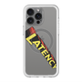 スリムプロテクションプレミアムケース with MagSafe［ LATENCY - Rock logo - Clear ］