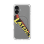 スリムプロテクションプレミアムケース with MagSafe［ LATENCY - Rock logo - Clear ］