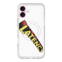 スリムプロテクションプレミアムケース with MagSafe［ LATENCY - Rock logo - White ］