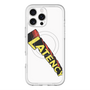 スリムプロテクションプレミアムケース with MagSafe［ LATENCY - Rock logo - White ］