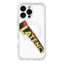 スリムプロテクションプレミアムケース with MagSafe［ LATENCY - Rock logo - White ］