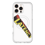 スリムプロテクションプレミアムケース with MagSafe［ LATENCY - Rock logo - White ］