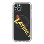 スリムプロテクションプレミアムケース with MagSafe［ LATENCY - Rock logo - Black ］