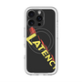 スリムプロテクションプレミアムケース with MagSafe［ LATENCY - Rock logo - Black ］
