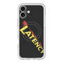 スリムプロテクションプレミアムケース with MagSafe［ LATENCY - Rock logo - Black ］