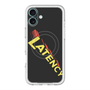 スリムプロテクションプレミアムケース with MagSafe［ LATENCY - Rock logo - Black ］