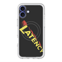 スリムプロテクションプレミアムケース with MagSafe［ LATENCY - Rock logo - Black ］