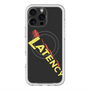 スリムプロテクションプレミアムケース with MagSafe［ LATENCY - Rock logo - Black ］