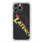 スリムプロテクションプレミアムケース with MagSafe［ LATENCY - Rock logo - Black ］