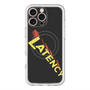 スリムプロテクションプレミアムケース with MagSafe［ LATENCY - Rock logo - Black ］
