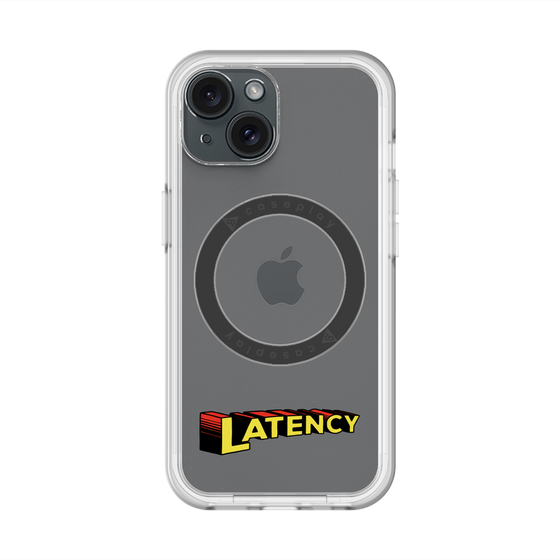 スリムプロテクションプレミアムケース with MagSafe［ LATENCY - Rock logo ］