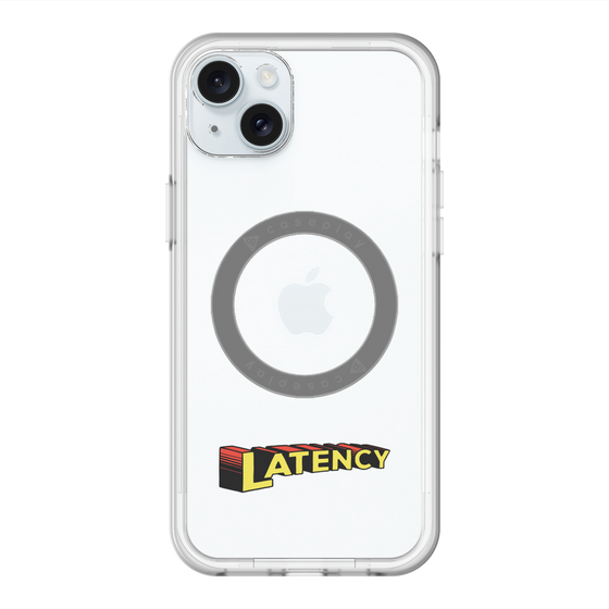 スリムプロテクションプレミアムケース with MagSafe［ LATENCY - Rock logo ］