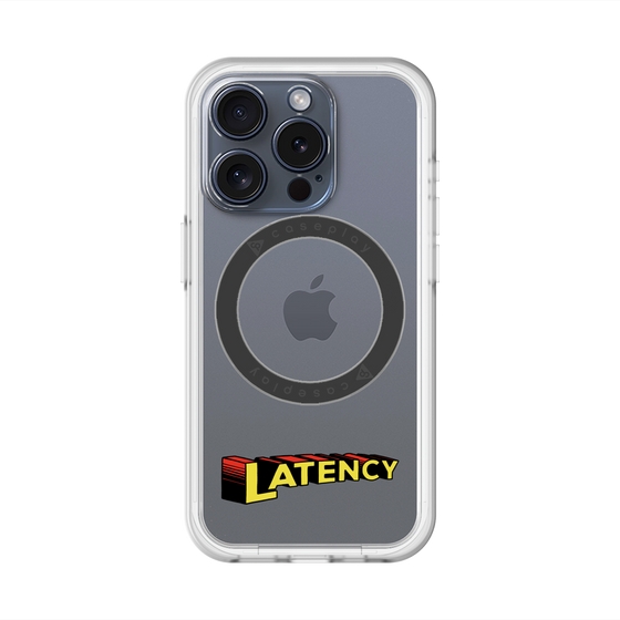 スリムプロテクションプレミアムケース with MagSafe［ LATENCY - Rock logo ］