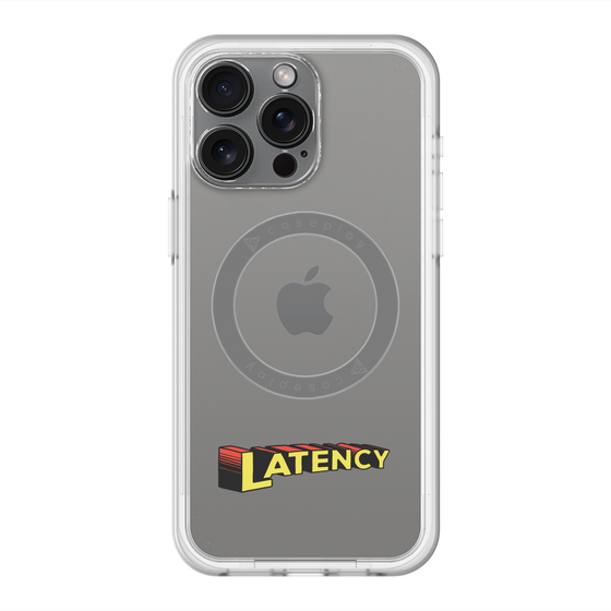スリムプロテクションプレミアムケース with MagSafe［ LATENCY - Rock logo ］