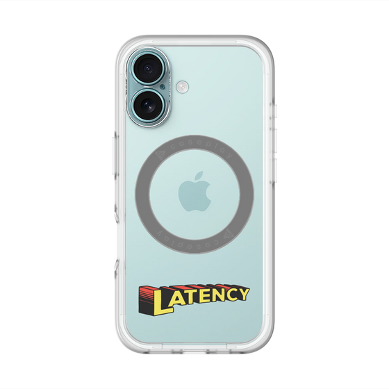 スリムプロテクションプレミアムケース with MagSafe［ LATENCY - Rock logo ］