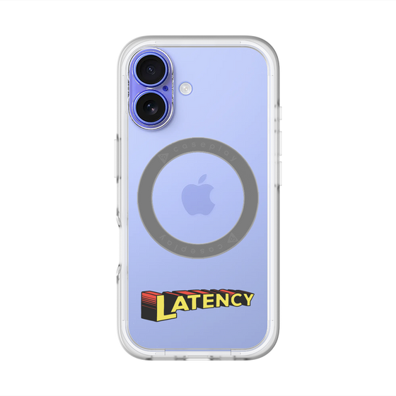スリムプロテクションプレミアムケース with MagSafe［ LATENCY - Rock logo ］