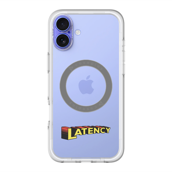 スリムプロテクションプレミアムケース with MagSafe［ LATENCY - Rock logo ］