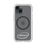 スリムプロテクションプレミアムケース with MagSafe［ LATENCY - Circle logo - Gray ］