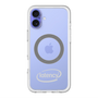スリムプロテクションプレミアムケース with MagSafe［ LATENCY - Circle logo - Gray ］