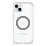 スリムプロテクションプレミアムケース with MagSafe［ LATENCY - Logotype - Gray ］
