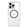 スリムプロテクションプレミアムケース with MagSafe［ LATENCY - Logotype - Gray ］