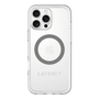 スリムプロテクションプレミアムケース with MagSafe［ LATENCY - Logotype - Gray ］