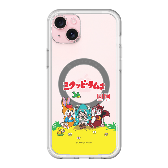 スリムプロテクションプレミアムケース with MagSafe［ 初音ミク×クッピーラムネ - パッケージ - クリア ］