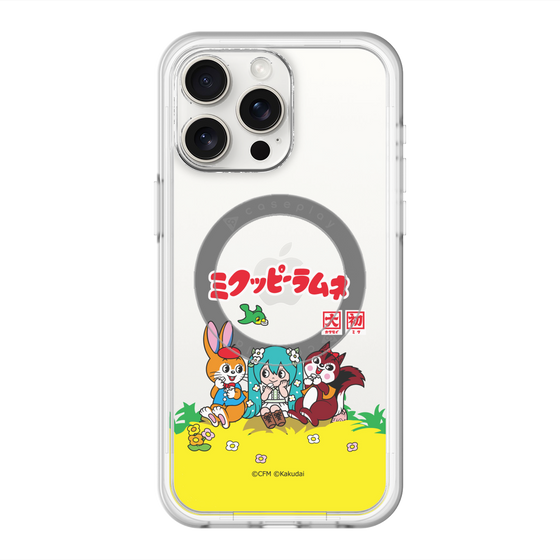 スリムプロテクションプレミアムケース with MagSafe［ 初音ミク×クッピーラムネ - パッケージ - クリア ］
