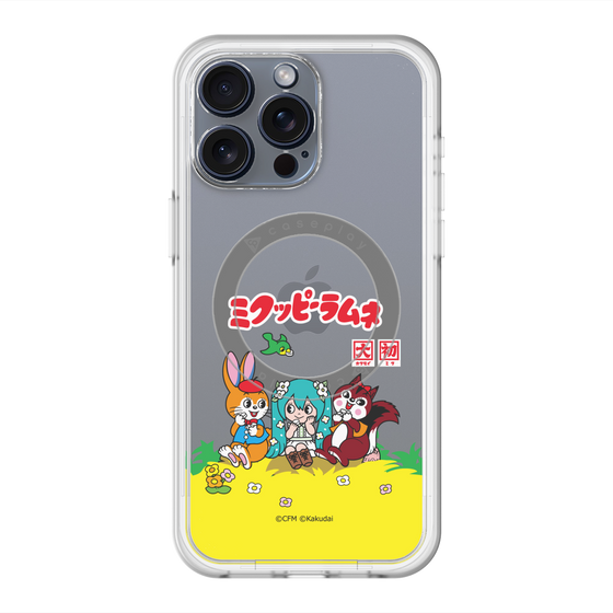 スリムプロテクションプレミアムケース with MagSafe［ 初音ミク×クッピーラムネ - パッケージ - クリア ］